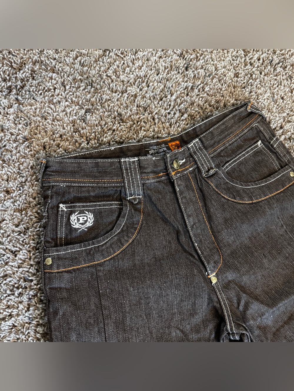 Vintage Phat Farm Brown Jorts - Picture 3 of 9